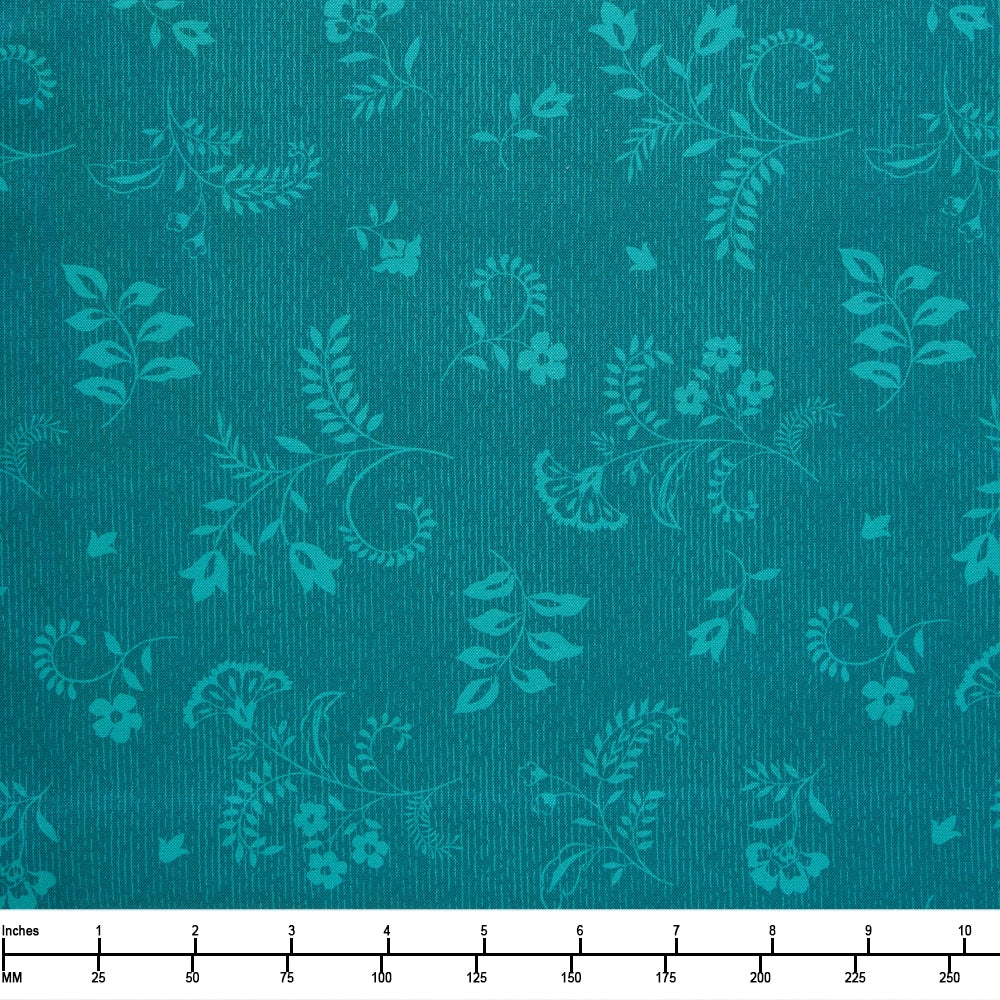 Moda Parlor Boho Flowers Peacock 11967 16 - 32-inch EOB Special