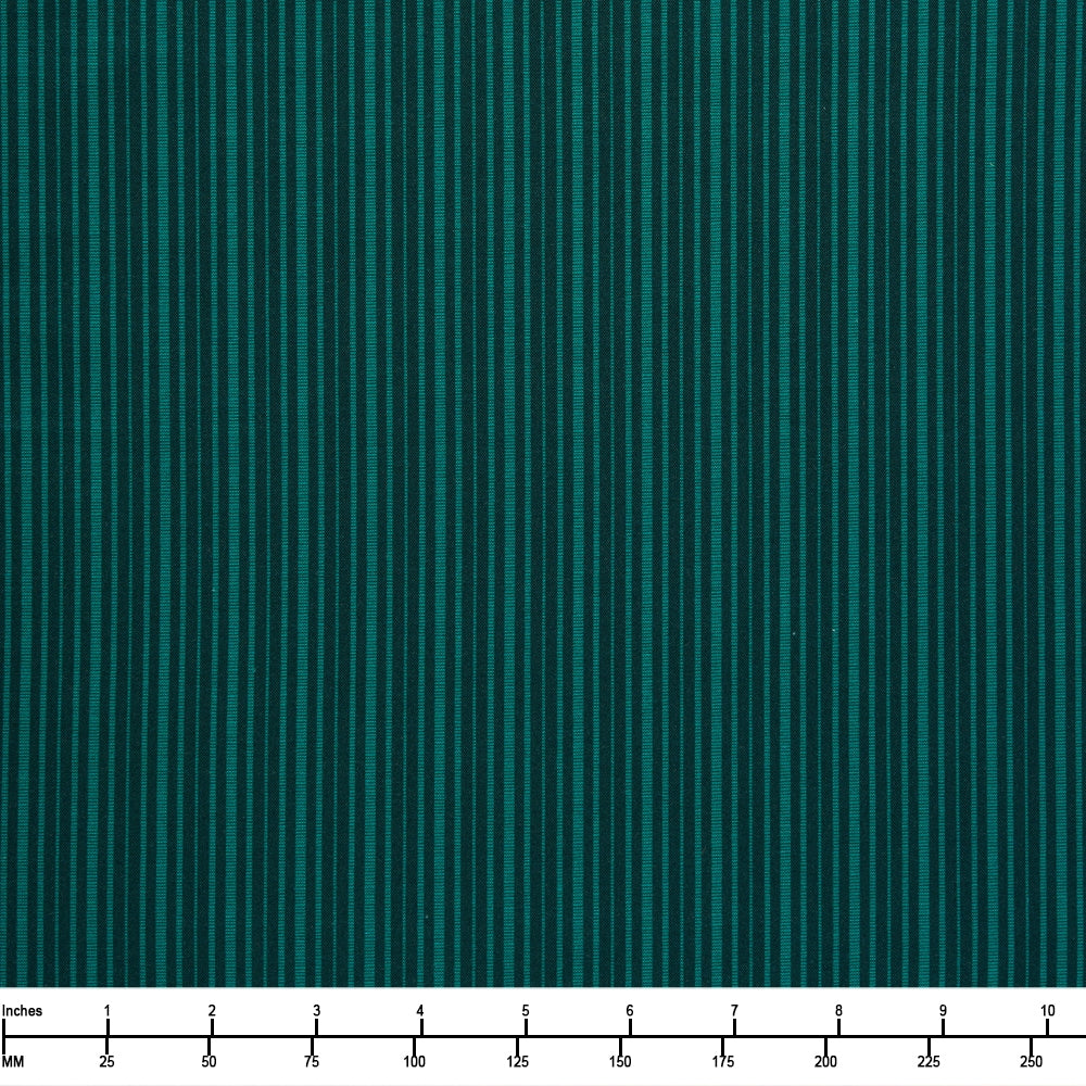 QT Fabrics Dahlias at Dusk Stripe Dk Teal 2600 31405 Q - 22-inch EOB Special