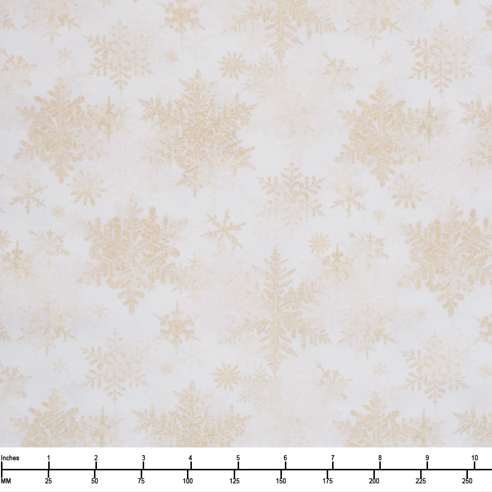P&B Textiles Snowfall LAYERED SNOWFLAKES SNOF 05454 E - By The Yard