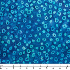 Riley Blake Batiks Bold in Bloom Denim Bijou BT23514 305 - 22-inch EOB Special