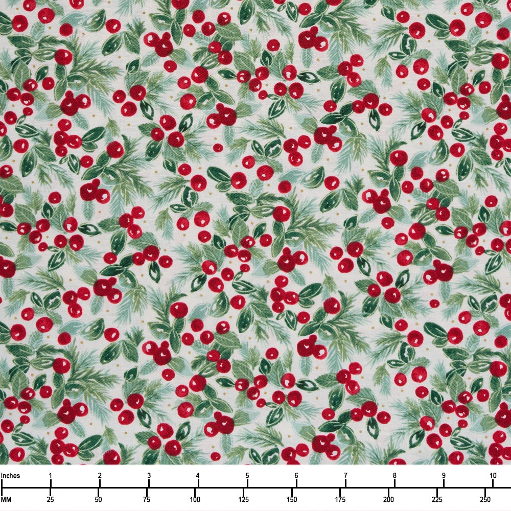P&B Textiles Jofyul Packed Berry Branches JOYF 5891 E - By The Yard