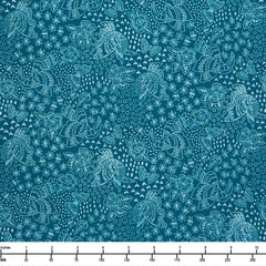 Michael Miller Rainforest Dream Toucan in Rainforest DCX12604 Teal D Teal - 32-inch EOB Special