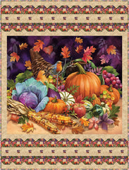 Cornucopia Harvest Panel Quilt Kit