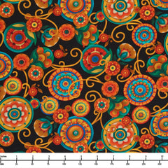 Citrus Swirls 5-Yard Quilt Kit