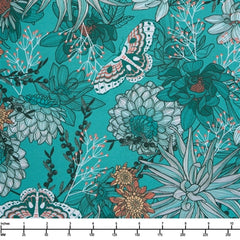 Dahlias at Dusk 5-Yard Quilt Kit