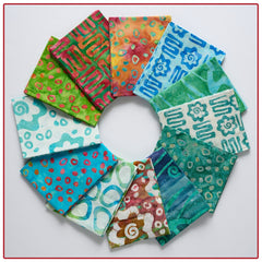 Tropical Sunset Fat Quarter Quilt Kit