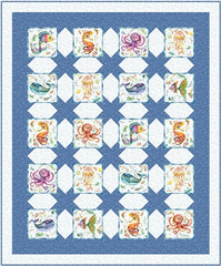 Happy Ocean Panel Quilt Kit