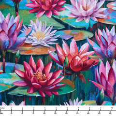 Lotus Blossoms 3-Yard Quilt Kit