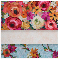 Fluttering Petals 3-Yard Quilt Kit