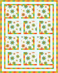 Carnival Blooms 3-Yard Quilt Kit