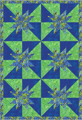 Island Leaves 3-Yard Quilt Kit