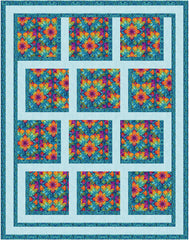 Floral Fusion 3-Yard Quilt Kit