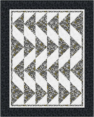Black, White, & Bloom 3-Yard Quilt Kit