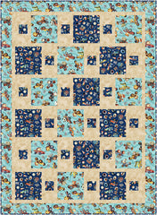 Turbo Tykes 3-Yard Quilt Kit