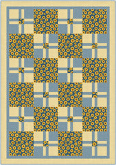Sunflower Days 3-Yard Quilt Kit