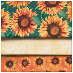 Sweet Sunflowers 3-Yard Quilt Kit
