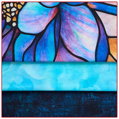Mosaic Blooms Panel Quilt Kit