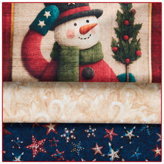 Americana Snowmen Panel Quilt Kit