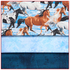 Ocean Gallop 3-Yard Quilt Kit