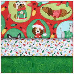 Santa Paws 3-Yard Quilt Kit