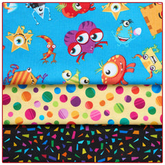 Silly Monsters 3-Yard Quilt Kit