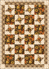 Pumpkin Spice 3-Yard Quilt Kit