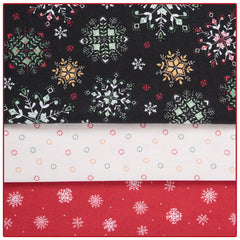 Scandi Snowflakes 3-Yard Quilt Kit