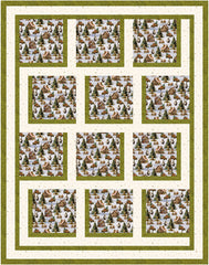 Gingerbread Workshop 3-Yard Quilt Kit