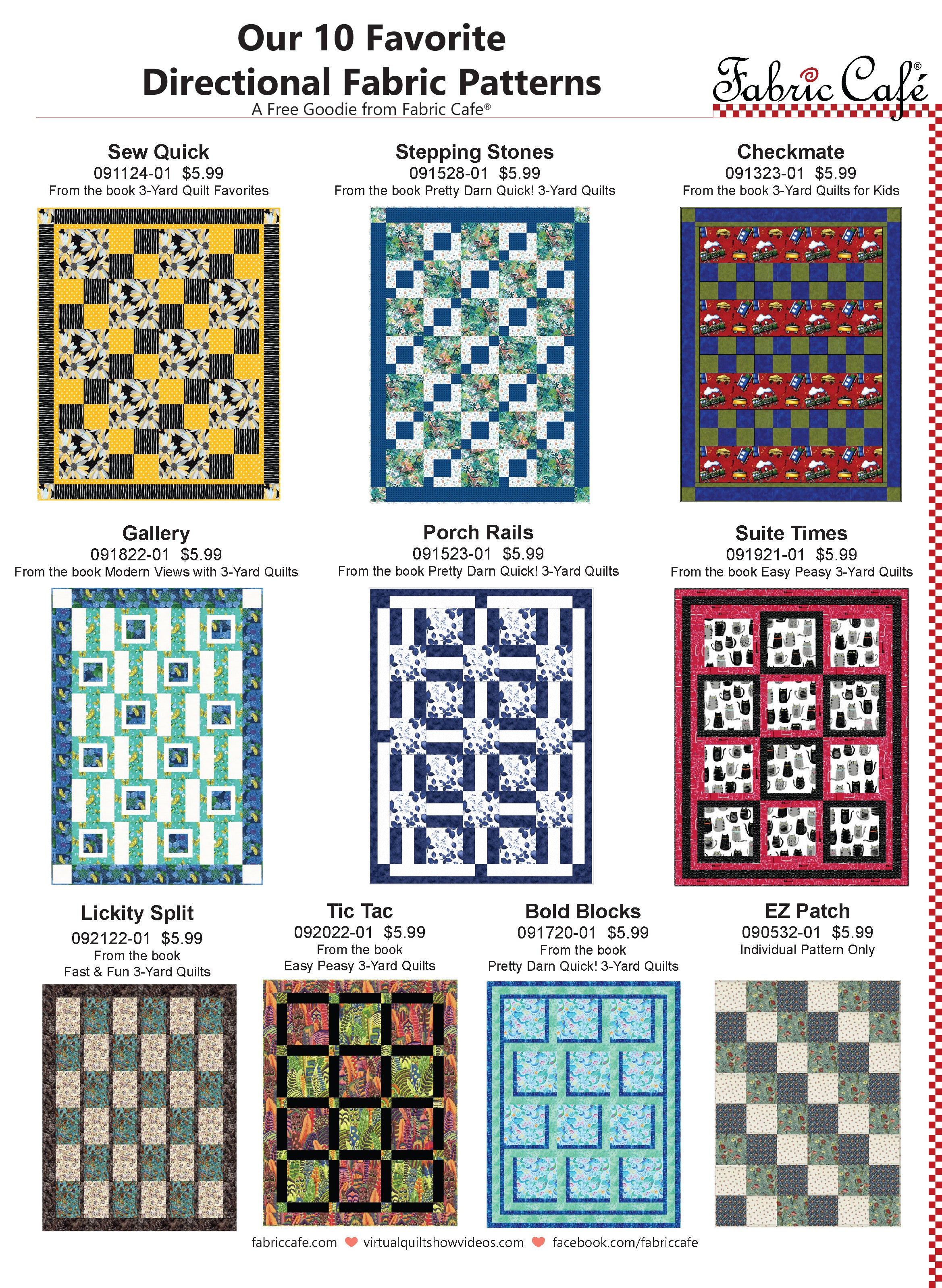 Top 10 Quilt Patterns for Directional Fabric - Free Guide