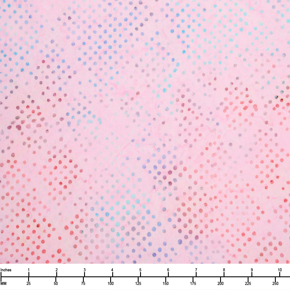 Benartex Bali Dot Craze Diamond Dot Pink 0928021 - 32-inch EOB Special