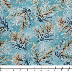 Benartex Coastal Escape Coastal Coral Ocean 15025 80 - 28-inch EOB Special