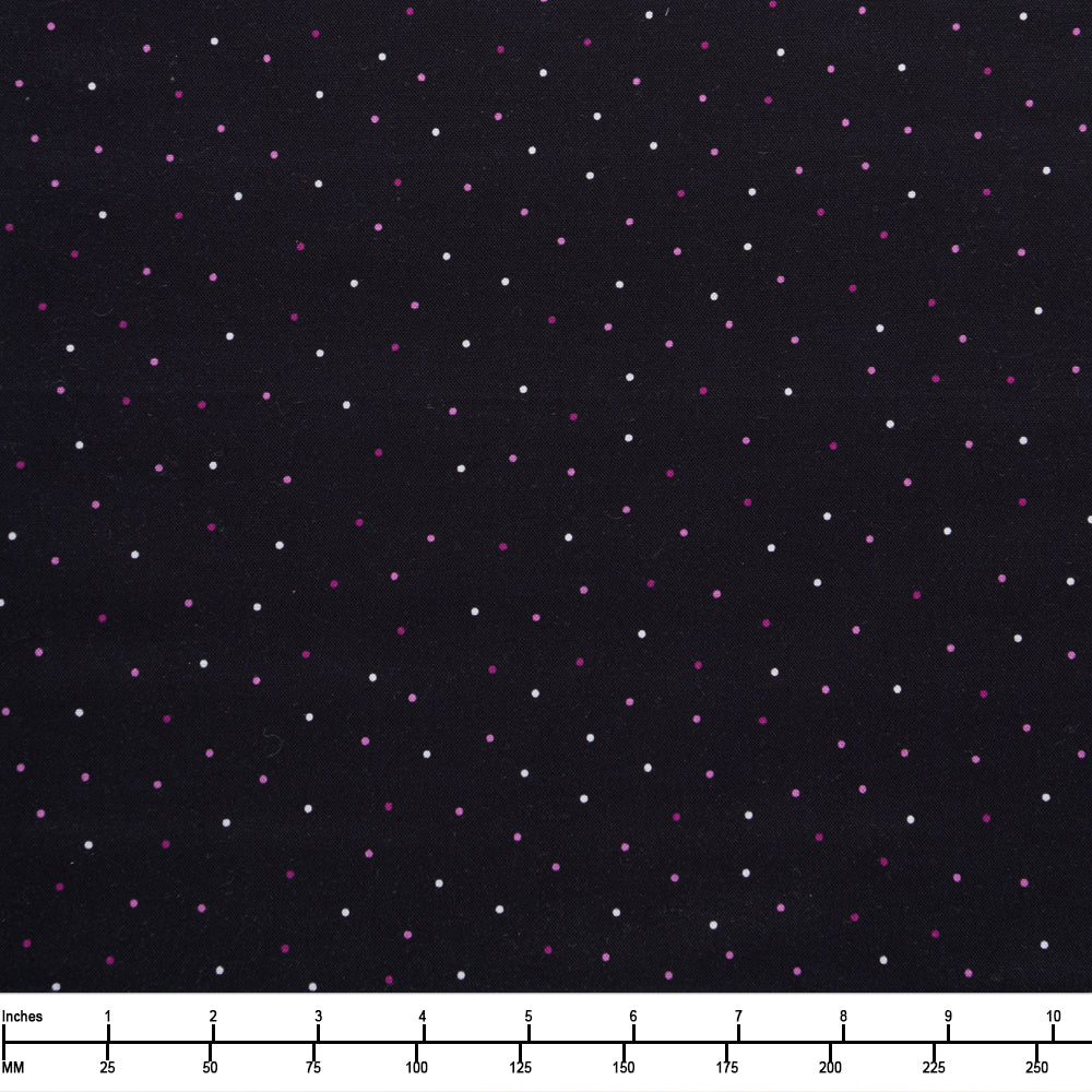 Benartex Jacobean Garden Dot to Dot Black 15079 12 - 22-inch EOB Special