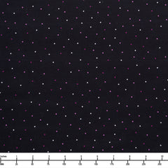 Benartex Jacobean Garden Dot to Dot Black 15079 12 - 32-inch EOB Special