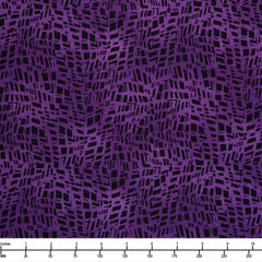 Benartex Mosaic Shards Dark Purple 1674465B - By The Yard