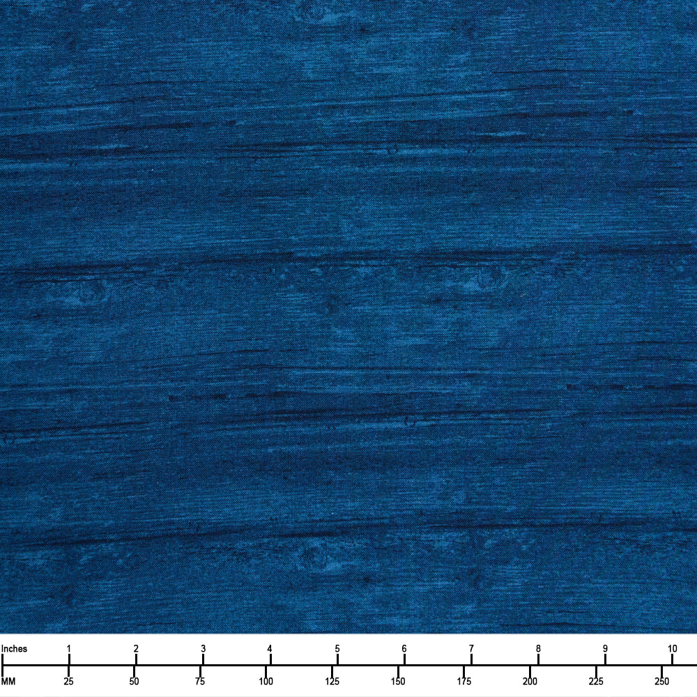 Benartex Washed Wood 7709 55 Harbor Blue  - By The Yard