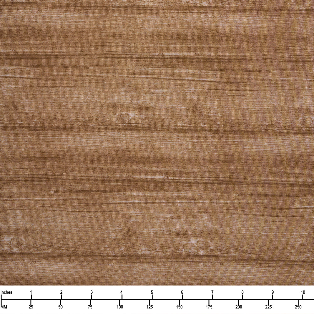 Benartex Washed Wood 7709 73 Iron  - By The Yard
