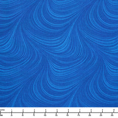 Benartex Wave Texture Basic 2966 52 Medium Blue - 32-inch EOB Special