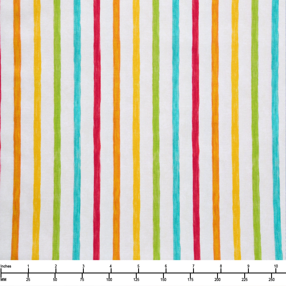 Blank Color Burst Stripe B 3350 01 Marshmallow  - 32-inch EOB Special