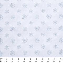 Blank Quilting Aurora Flurries Snowflakes and Bubbles 4910 01 Grey - By The Yard