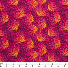 Blank Quilting Luminous Haven Feather Texture 4461 33 Magenta - 32-inch EOB Special