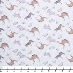 Blank Quilting Silent Night Tossed Animals 4704 90 Silver - 22-inch EOB Special