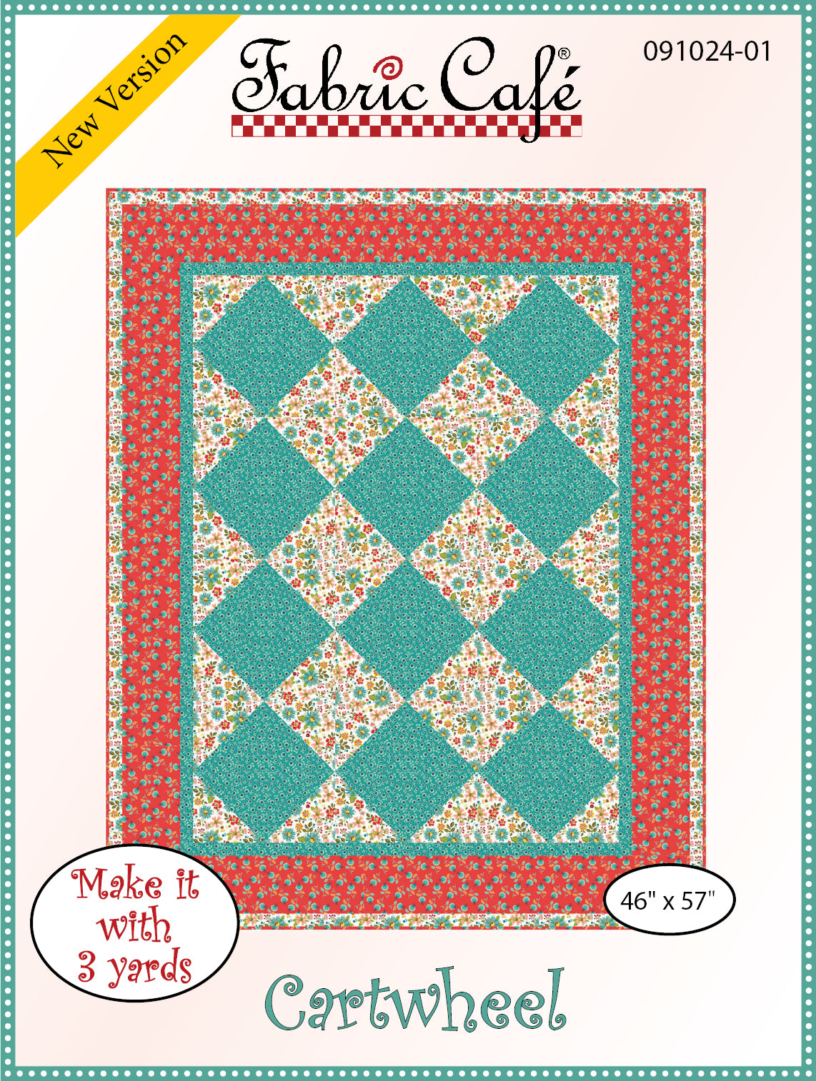 Cartwheels 3-Yard Quilt Pattern