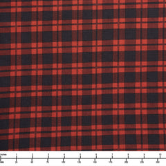 Clothworks Christmas Tails Plaid Red Y4809 82 - 28-inch EOB Special
