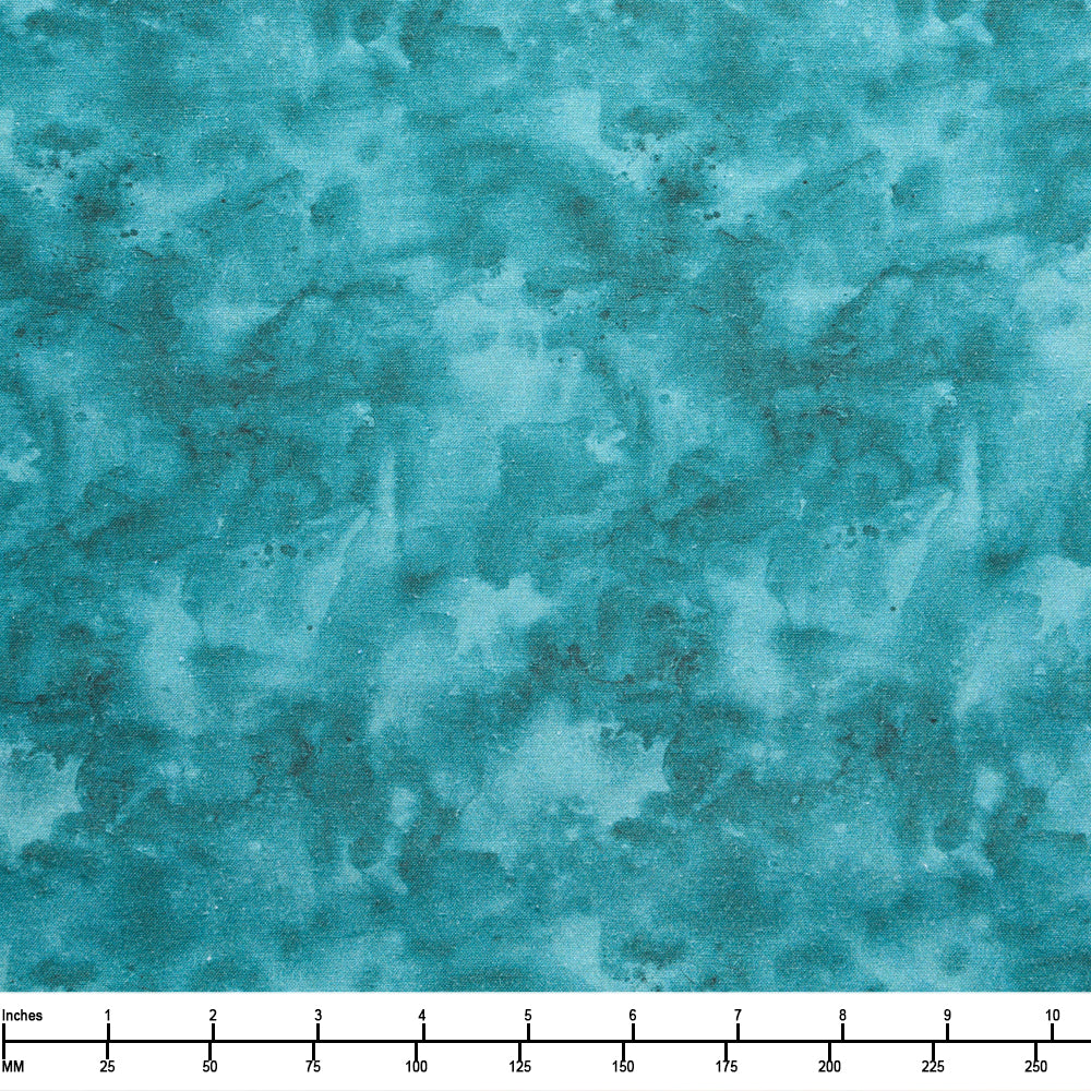 Clothworks Night Whispers Digital Watercolor Wash Teal Y4678 104 - 28-inch EOB Special