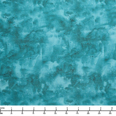 Clothworks Night Whispers Digital Watercolor Wash Teal Y4678 104 - 28-inch EOB Special