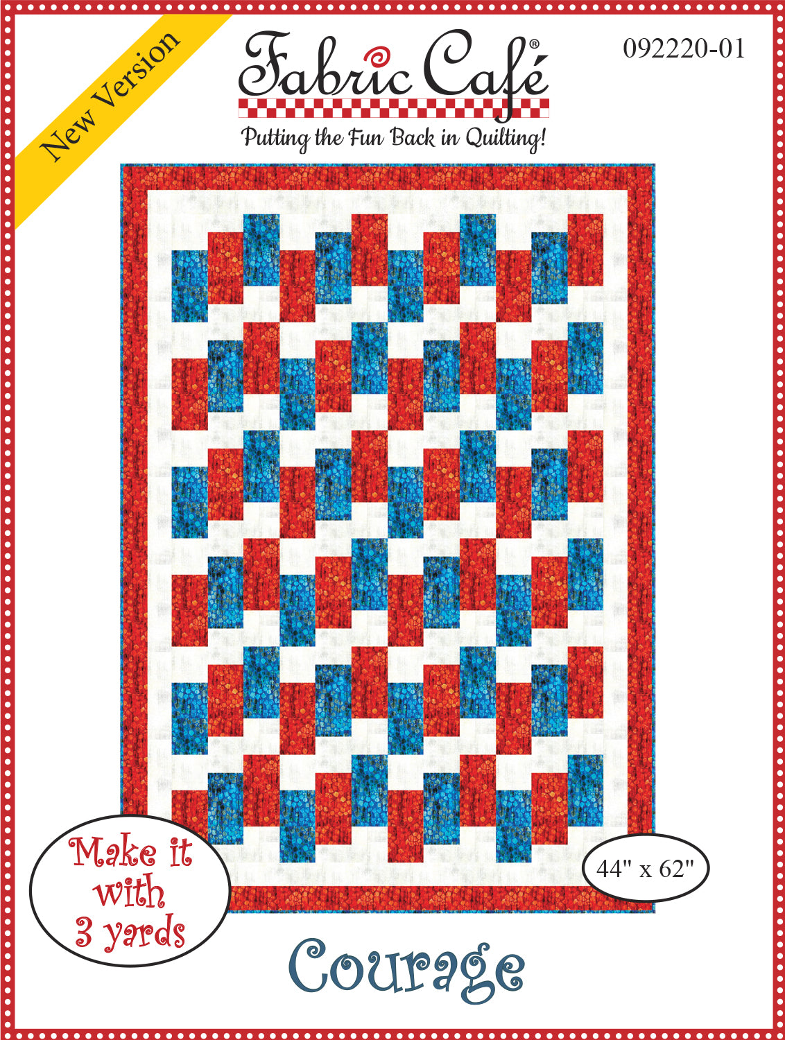 Courage 3-Yard Quilt Pattern