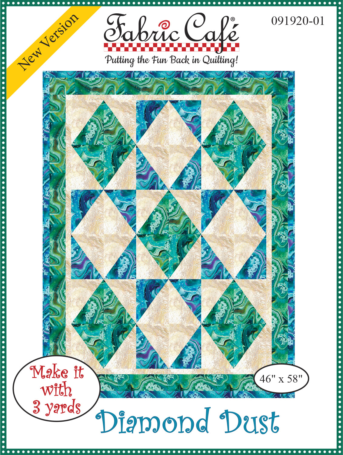 Diamond Dust 3-Yard Quilt Pattern