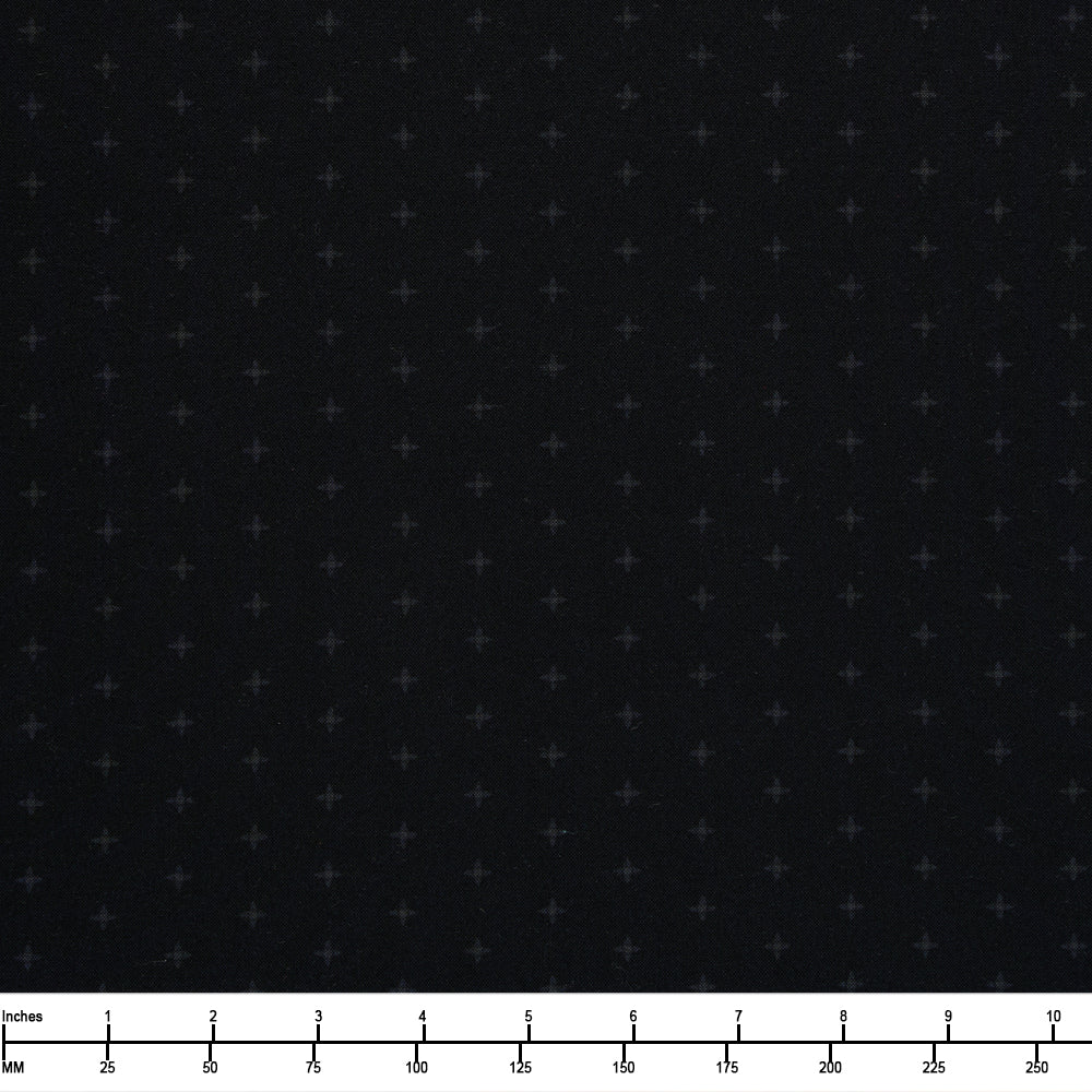 FreeSpirit Chromatics Cross Stitch Black PWFS059 Black  - By The Yard