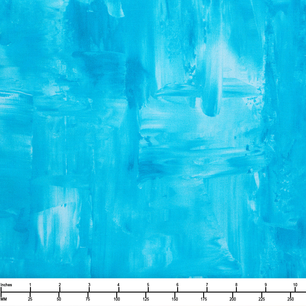 FreeSpirit Fabrics Textures Brushstrokes Aqua PWSP018.Aqua - 22-inch EOB Special