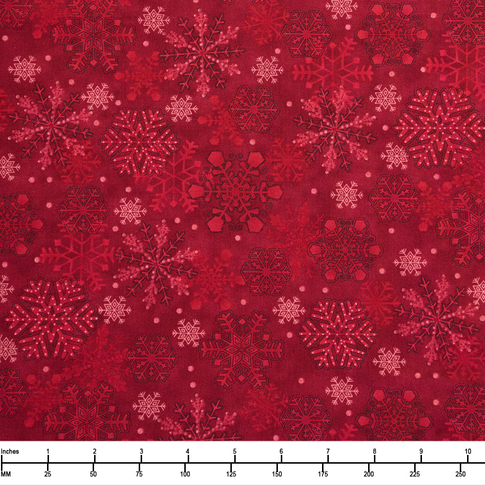 Henry Glass Gifts of Gratitude 2529 88 Red - 22-inch EOB Special